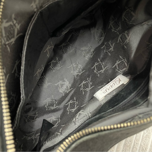 Vintage Kippys Coronado Heart Studded Leather Shoulder Bag - Picture 12 of 13